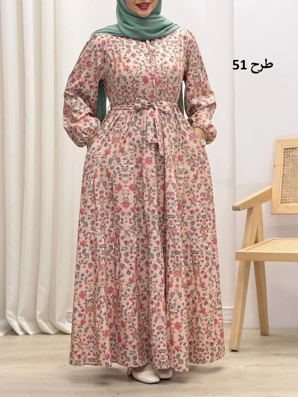 3982- پیراهن بلند نوردخت